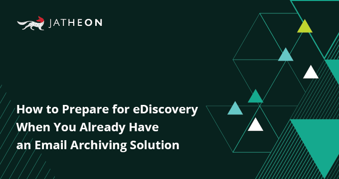 ediscovery email archiving