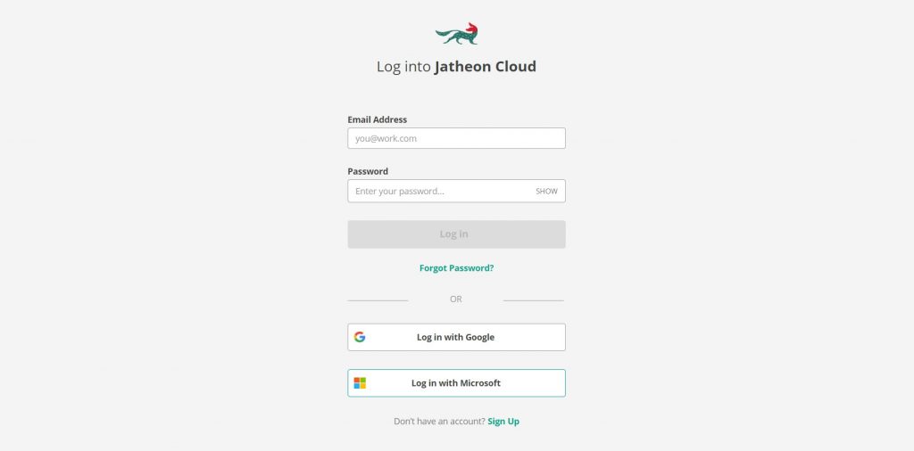 Jatheon Cloud - Microsoft Single Sign On