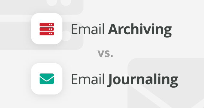 journaling vs. archiving
