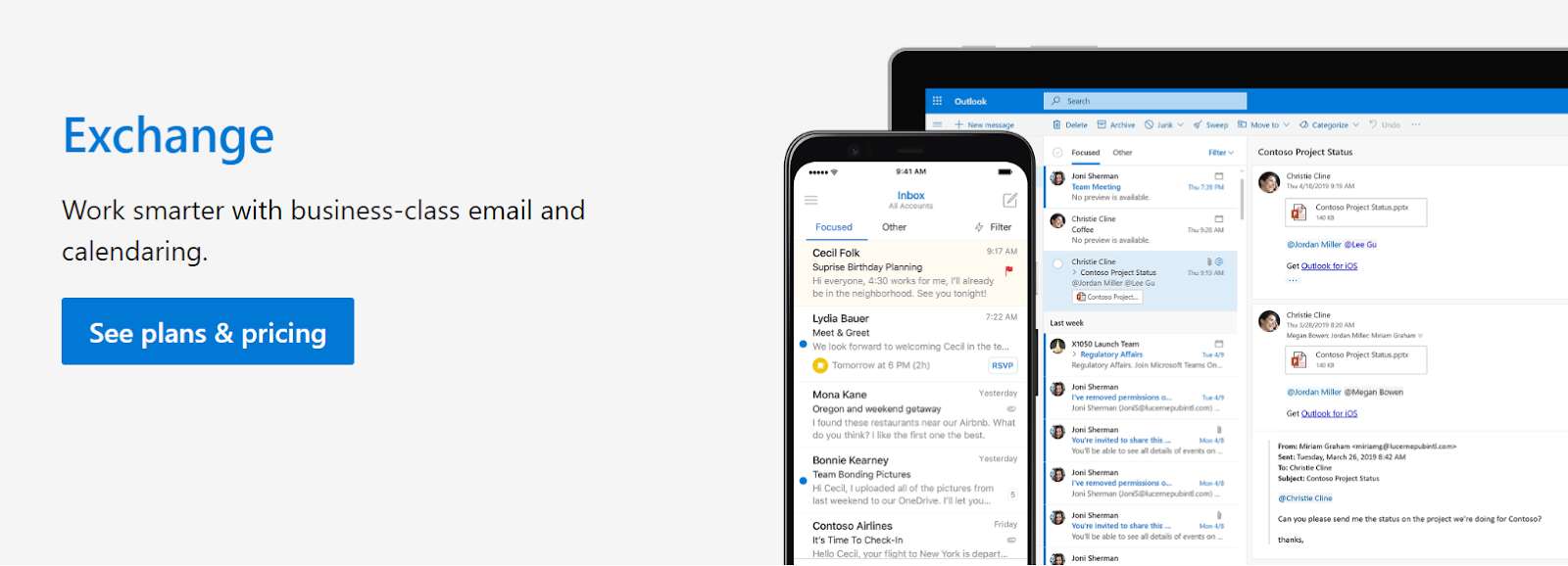 microsoft exchange email