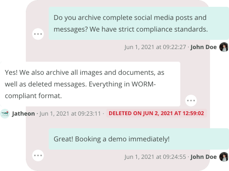 Social Media Archiving and | Jatheon