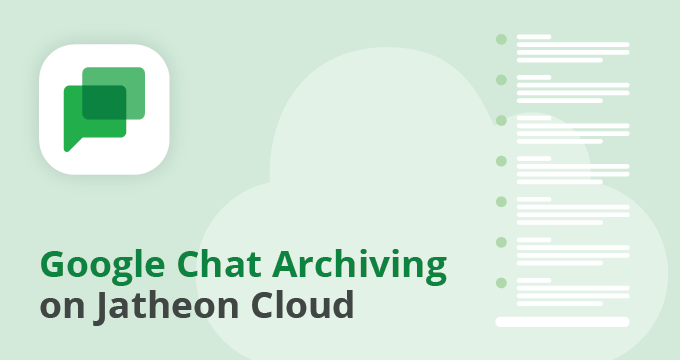 google chat archiving