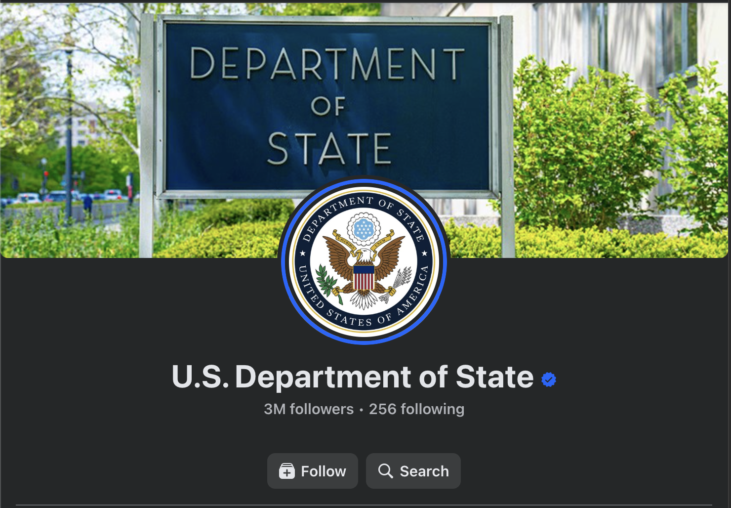 X U.S department of state