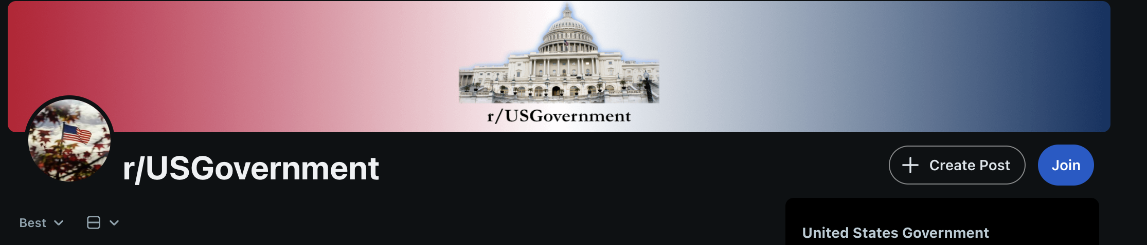 Reddit US Gov