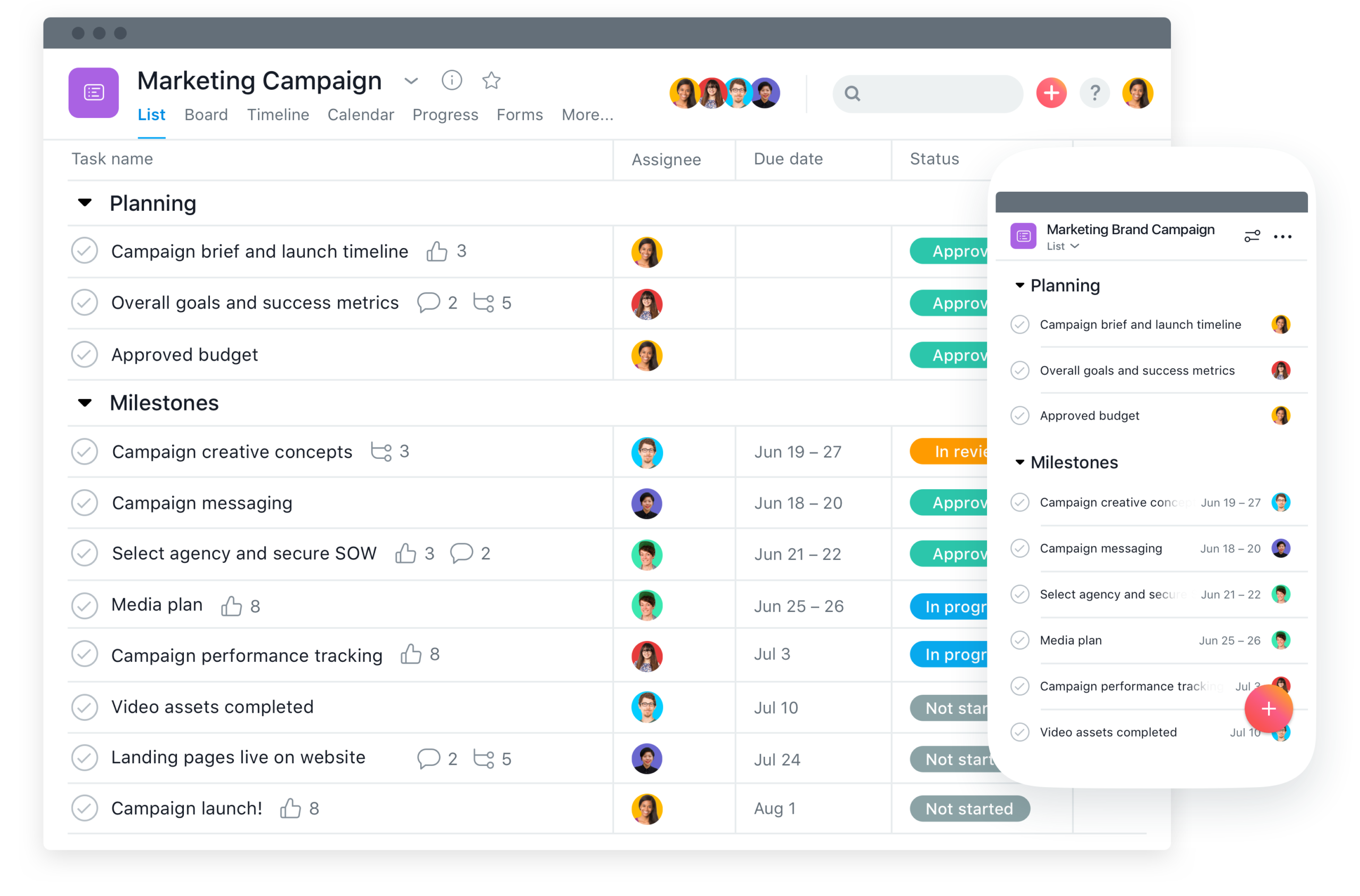 Asana UI