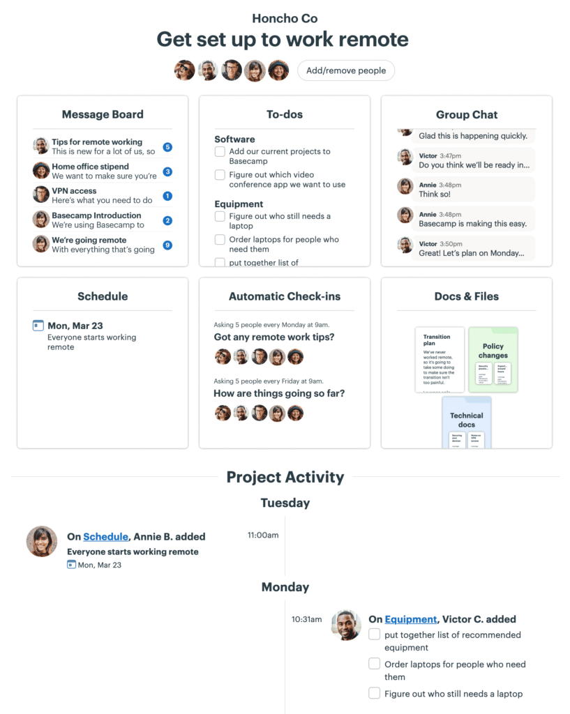 Basecamp UI
