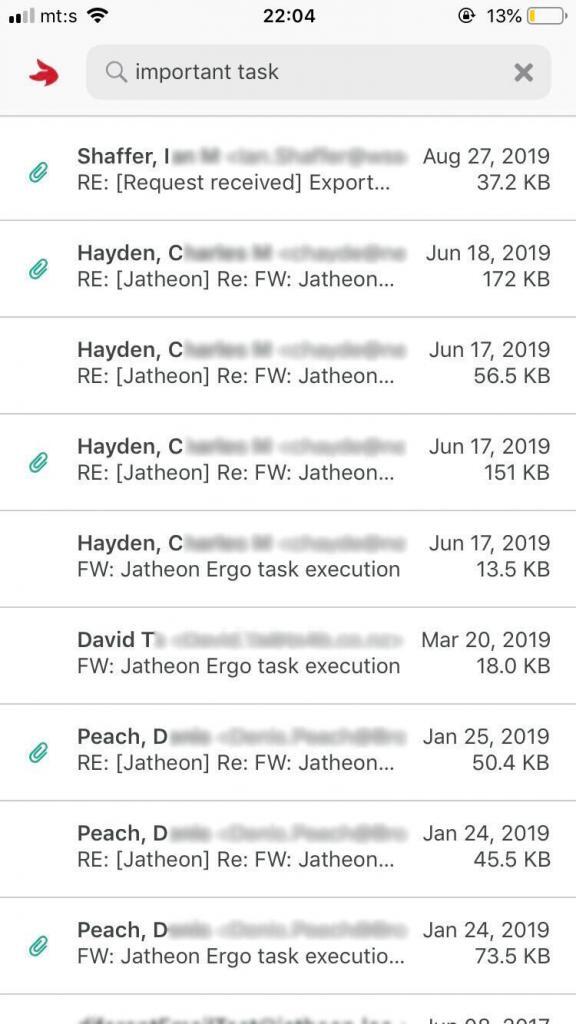 Jatheon Archive Search Completed