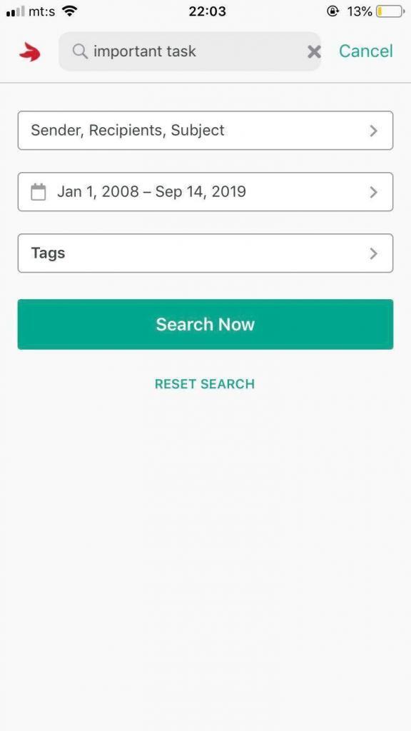 Jatheon Archive Search with keyword