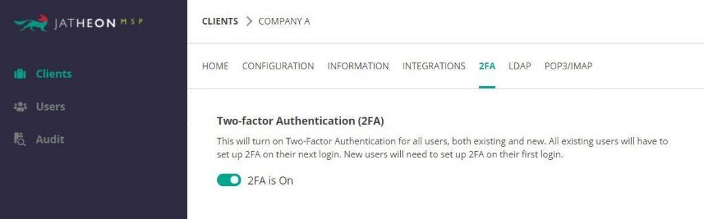 Jatheon Cloud - 2FA 02