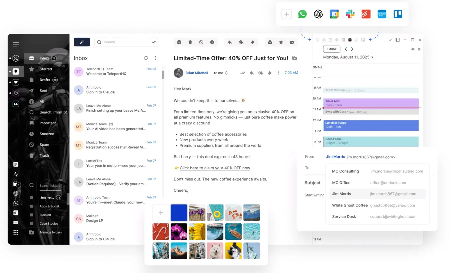 Mailbird interface