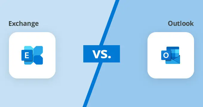 microsoft exchange vs outlook