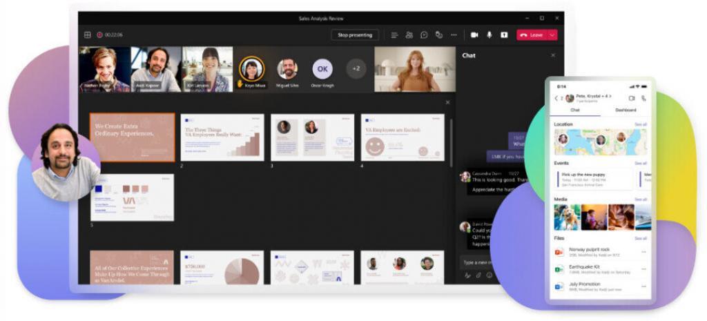 Microsoft Teams UI