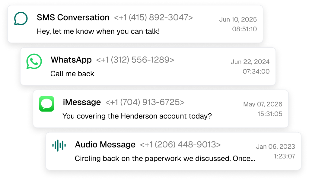 text message archiving