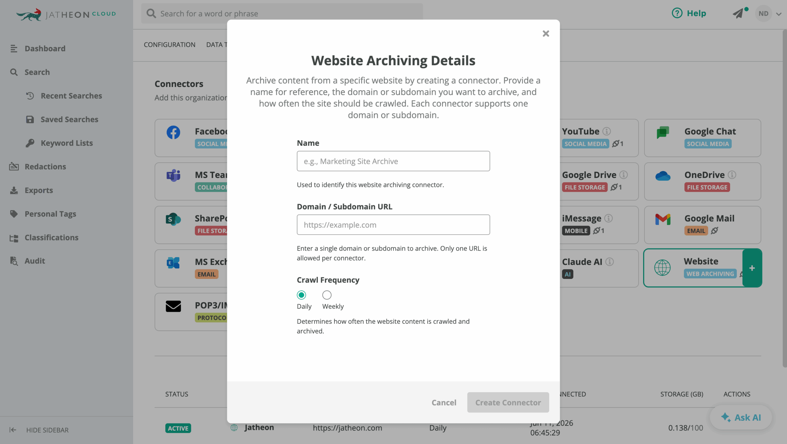 Website archiving setup scaled 1