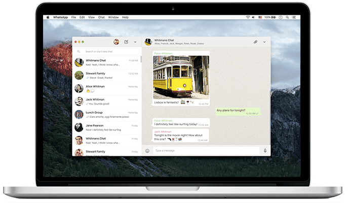 WhatsApp UI