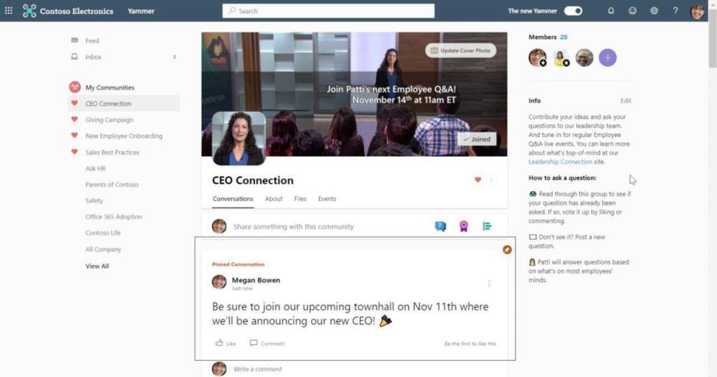 Yammer UI