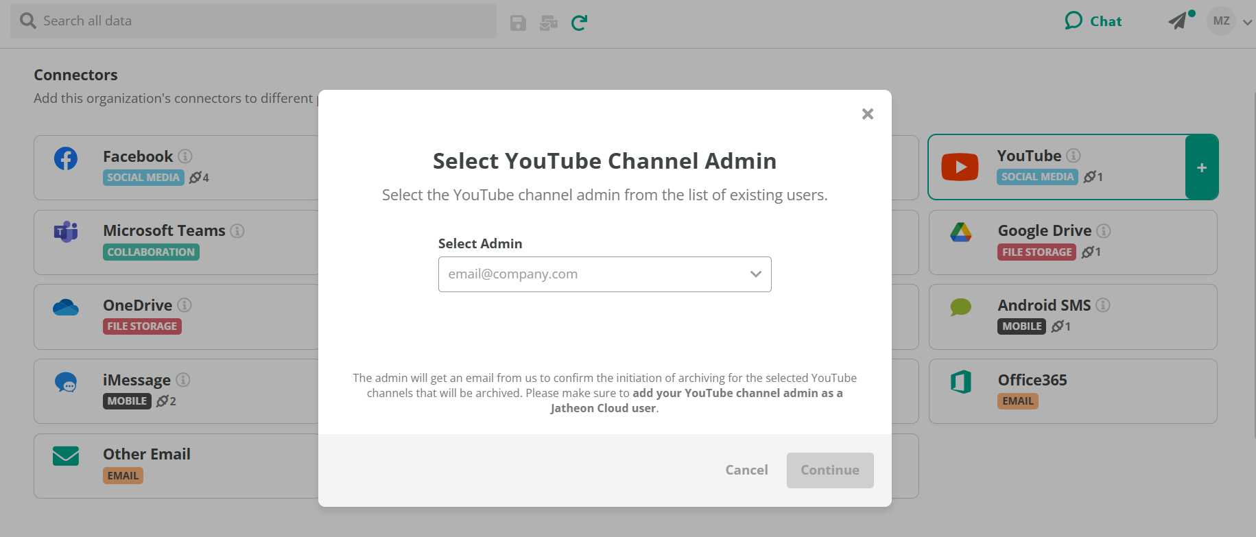 jatheon youtube archiving