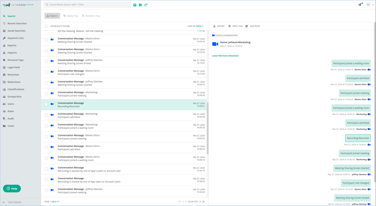 large Zoom Archiving 2